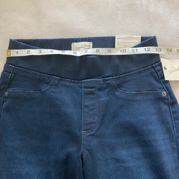 Universal Thread NWT Blue Beam High Rise Pull On Jegging Jeans Size 0/25 Skinny - Picture 8 of 11